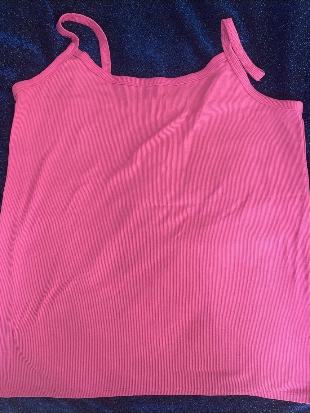 No Boundaries Ribbed Tank Top in Pink